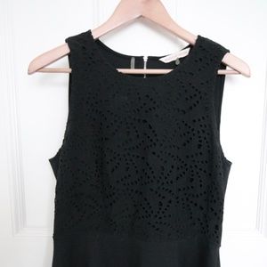 Eyelet Demi Peplum Top (Rebecca Taylor)